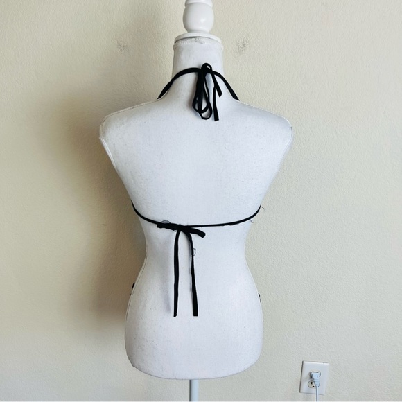 Leopard Print Halter Neck O-Ring Cutout Monokini Bodysuit - Picture 2 of 7